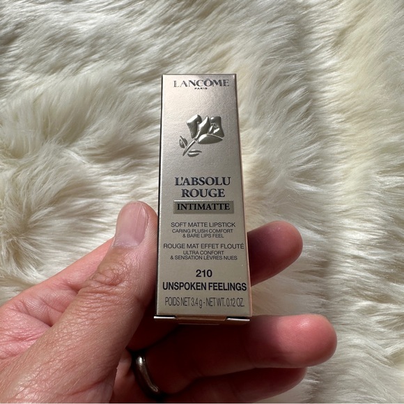 Lancôme L'ABSOLU ROUGE INTIMATTE SOFT MATTE LIPSTICK NIB 210 Unspoken feelings - Picture 2 of 6